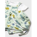 ΒΡΕΦΙΚΟ ΣΕΤ ΣΑΛΟΠΕΤΑ  ΜΕ ΚΑΠΕΛΟ ΠΡΑΣΙΝΟ ΑΓΟΡΙ  MAYORAL 26-01624-052 - Image 3