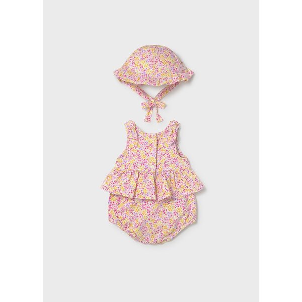 ΒΡΕΦΙΚΟ ΣΕΤ ΦΟΡΜΑΚΙ ΜΕ ΚΑΠΕΛΟ ΡΟΖ ΚΟΡΙΤΣΙ  MAYORAL 26-01632-024 - Image 3