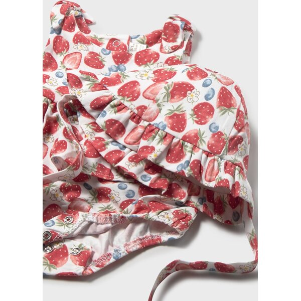 ΒΡΕΦΙΚΟ ΣΕΤ ΦΟΡΜΑΚΙ ΜΕ ΚΑΠΕΛΟ ΚΟΚΚΙΝΟ ΚΟΡΙΤΣΙ  MAYORAL 26-01632-025 - Image 3