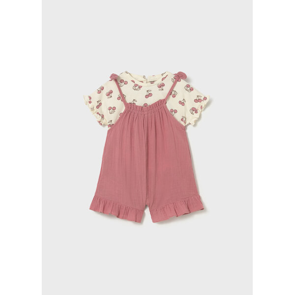 ΒΡΕΦΙΚΟ ΣΕΤ ΣΑΛΟΠΕΤΑ ΡΟΖ ΚΟΡΙΤΣΙ  MAYORAL 26-01656-018 - Image 1