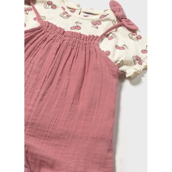 ΒΡΕΦΙΚΟ ΣΕΤ ΣΑΛΟΠΕΤΑ ΡΟΖ ΚΟΡΙΤΣΙ  MAYORAL 26-01656-018 - Image 3