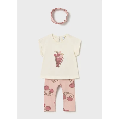 ΒΡΕΦΙΚΟ ΣΕΤ ΚΟΛΑΝ ΜΕ ΚΟΡΔΕΛΑ ΡΟΖ ΚΟΡΙΤΣΙ  MAYORAL 26-01750-037