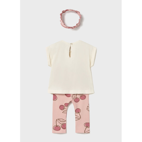 ΒΡΕΦΙΚΟ ΣΕΤ ΚΟΛΑΝ ΜΕ ΚΟΡΔΕΛΑ ΡΟΖ ΚΟΡΙΤΣΙ  MAYORAL 26-01750-037 - Image 2