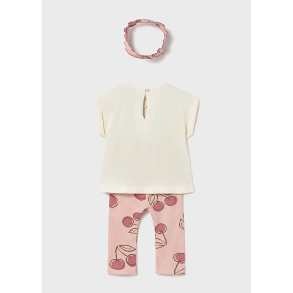 ΒΡΕΦΙΚΟ ΣΕΤ ΚΟΛΑΝ ΜΕ ΚΟΡΔΕΛΑ ΡΟΖ ΚΟΡΙΤΣΙ  MAYORAL 26-01750-037 - Image 2