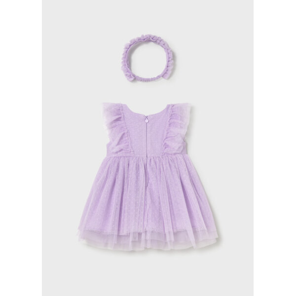 ΒΡΕΦΙΚΟ ΦΟΡΕΜΑ ΤΟΥΛΙ ΜΕ ΚΟΡΔΕΛΑ ΜΩΒ ΚΟΡΙΤΣΙ  MAYORAL 26-01905-047 - Image 2