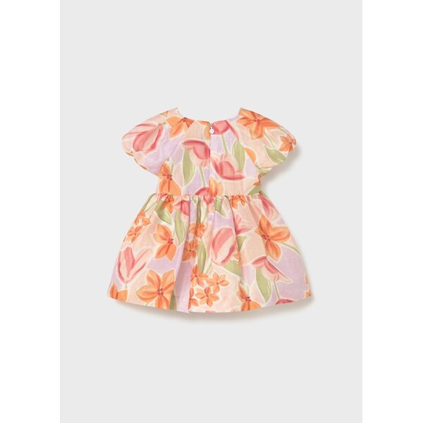 ΒΡΕΦΙΚΟ ΦΟΡΕΜΑ ΜΕ ΣΤΑΜΠΕΣ ΡΟΖ ΚΟΡΙΤΣΙ  MAYORAL 26-01909-077 - Image 4