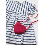 ΒΡΕΦΙΚΟ ΦΟΡΕΜΑ ΜΕ ΤΣΑΝΤΑ ΜΠΛΕ ΡΙΓΕ ΚΟΡΙΤΣΙ  MAYORAL 26-01919-050 - Image 4