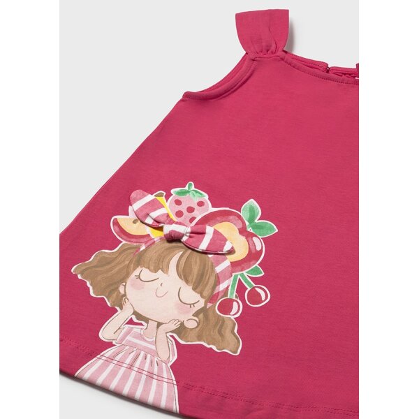 ΒΡΕΦΙΚΟ ΦΟΡΕΜΑ ΚΟΚΚΙΝΟ ΚΟΡΙΤΣΙ  MAYORAL 26-01930-069 - Image 3