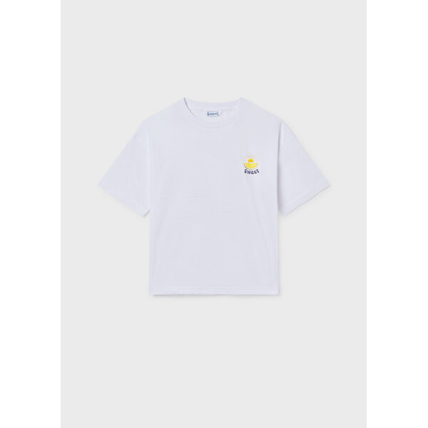 ΠΑΙΔΙΚΗ ΜΠΛΟΥΖΑ ΛΕΥΚΟ   ΚΟΡΙΤΣΙ MAYORAL 26-06011-016 - Image 1