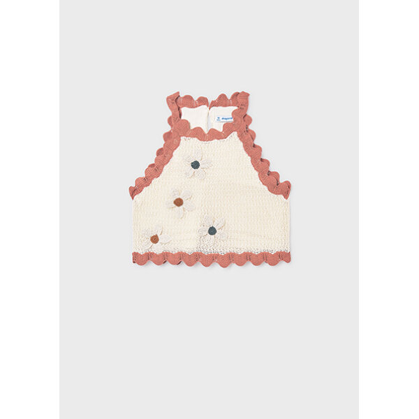 ΠΑΙΔΙΚΟ ΤΟΠ ΠΛΕΧΤΟ ΜΠΕΖ ΛΟΥΛΟΥΔΙΑ  ΚΟΡΙΤΣΙ MAYORAL 26-06021-034 - Image 2