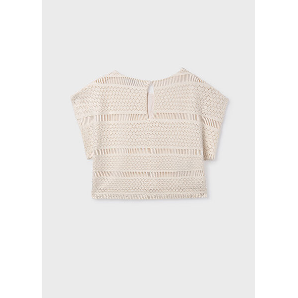 ΠΑΙΔΙΚΟ ΤΟΠ ΑΠΟΜΙΜΗΣΗ CROCHET  ΚΟΡΙΤΣΙ MAYORAL 26-06022-035 - Image 2