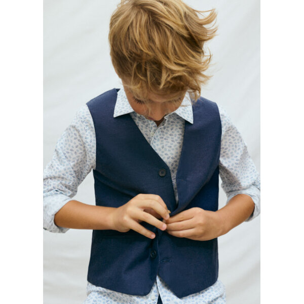 ΠΑΙΔΙΚΟ ΓΙΛΕΚΟ ΛΙΝΟ ΜΠΛΕ ΑΓΟΡΙ MAYORAL 26-06357-018 - Image 2