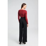 Γυναικείο Παντελόνι Wide Leg Ψηλόμεσο Μαύρο Alexis MML25-02-03-013 MIND MATTER - Image 4