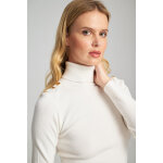 Γυναικείο Πλεκτό GINI Sweater Victoria Sweater MML25-02-09-016_WHITE - Image 3