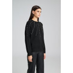 Γυναικεία Πλεκτό με Διακοσμητικές Πέρλες MILLA SWEATER MIND MATTER MML25-02-09-023_BLACK - Image 3