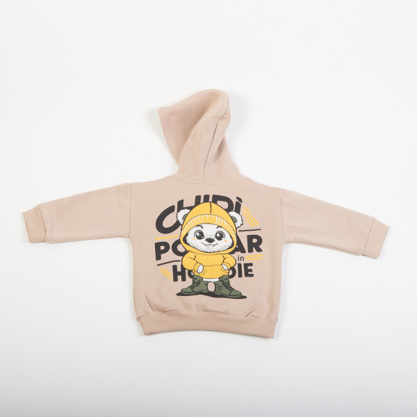 Παιδικό Σετ Φόρμα μαύρο παντελόνι/μπισκότο μπλούζα 48932 - Image 4