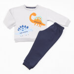 Παιδικό Σετ φόρμας μαρέν παντελόνι/γκρι μπλούζα 48962