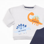 Παιδικό Σετ φόρμας μαρέν παντελόνι/γκρι μπλούζα 48962 - Image 2