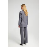 Γυναικείο Παντελόνι Wide Leg με Ζώνη KENDRA Trousers MIND MATTER MML25-02-03-004_GREY - Image 4