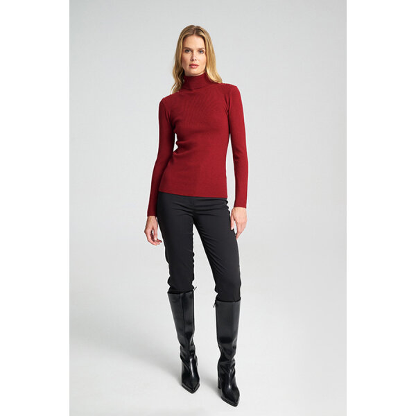 Γυναικείο Πλεκτό GINI Sweater Victoria Sweater MML25-02-09-016_CHERRY - Image 4