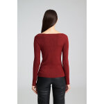 Γυναικείο Πλεκτό με Λεπτή Υφή ANITA SWEATERMIND MATTER MML25-02-09-029_CHERRY - Image 4
