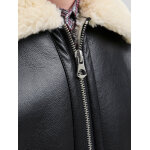 Ανδρικό Μπούφαν JORLIVERPOOL AVIATOR JACKET SN JACK&JONES 12282948 Μαύρο - Image 4