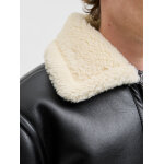 Ανδρικό Μπούφαν JORLIVERPOOL AVIATOR JACKET SN JACK&JONES 12282948 Μαύρο - Image 5