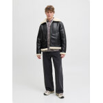 Ανδρικό Μπούφαν JORLIVERPOOL AVIATOR JACKET SN JACK&JONES 12282948 Μαύρο - Image 6