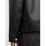 Ανδρικό Μπούφαν JORAUSTIN PU JACKET STYD AW24 JACK&JONES 12284364 Μαύρο - Image 4