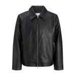 Ανδρικό Μπούφαν JORAUSTIN PU JACKET STYD AW24 JACK&JONES 12284364 Μαύρο - Image 7