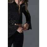 Παιδικό Σετ μπλούζα δαντελά με κολάν καμπάνα βελούδο Μαύρο 4-16 ΕΤΩΝ Melin Rose MRW25/26-6203 - Image 3