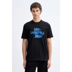 Ανδρική μπλούζα κοντό μανίκι Karl Lagerfeld Jeans B1M17065 μαύρο