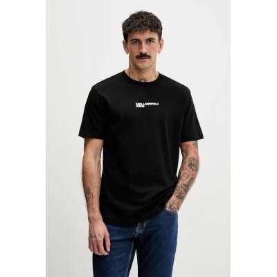 Ανδρική μπλούζα κοντό μανίκι Karl Lagerfeld Jeans B1M17067 μαύρο