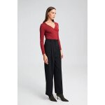 Γυναικείο Παντελόνι Wide Leg Ψηλόμεσο Μαύρο Alexis MML25-02-03-013 MIND MATTER - Image 5