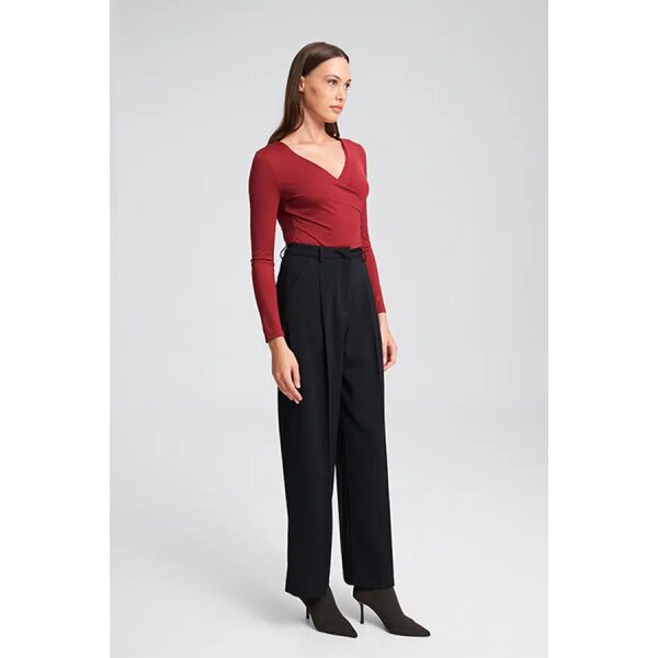 Γυναικείο Παντελόνι Wide Leg Ψηλόμεσο Μαύρο Alexis MML25-02-03-013 MIND MATTER - Image 5