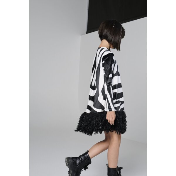 Παιδικό Φόρεμα βελούδο Zebra 4-16 ΕΤΩΝ Melin Rose MRW25/26-1218-Zebra - Image 2