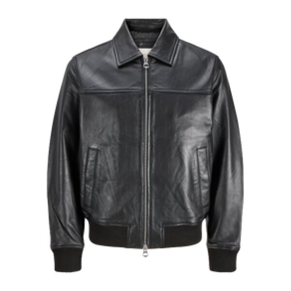 Ανδρικό μπούφαν δερματίνο JACK&JONES 12297660 μαύρο - Image 2