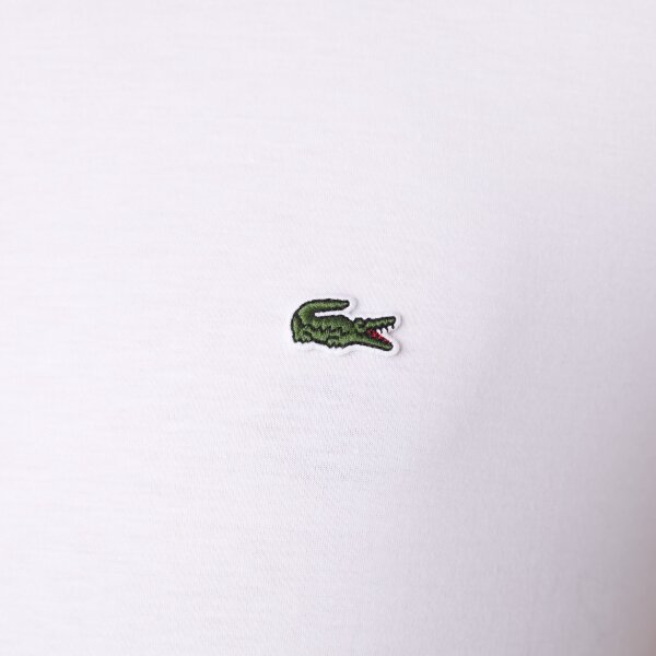 Ανδρική Μπλούζα Pima Cotton Jersey με Λαιμόκοψη Lacoste  TH6709-001 - Image 2