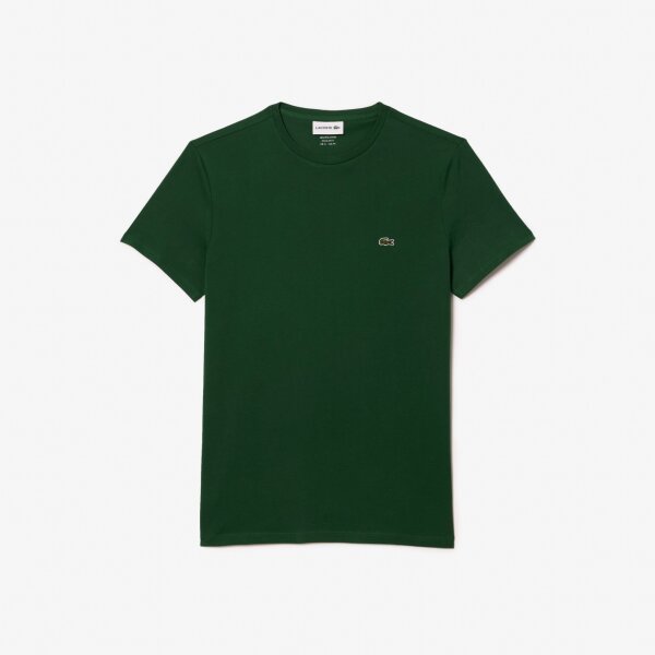 Ανδρική Μπλούζα Pima Cotton Jersey με Λαιμόκοψη Lacoste  TH6709-132 - Image 4