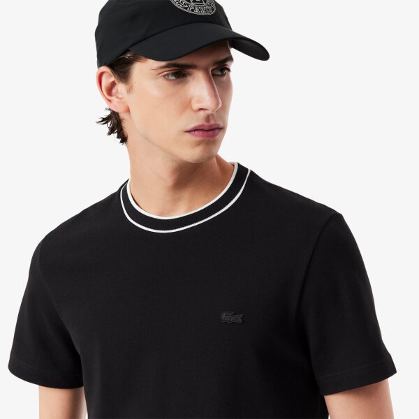 Ανδρική Μπλούζα Stretch Piqué Stripe Collar Lacoste TH8174-031 - Image 2