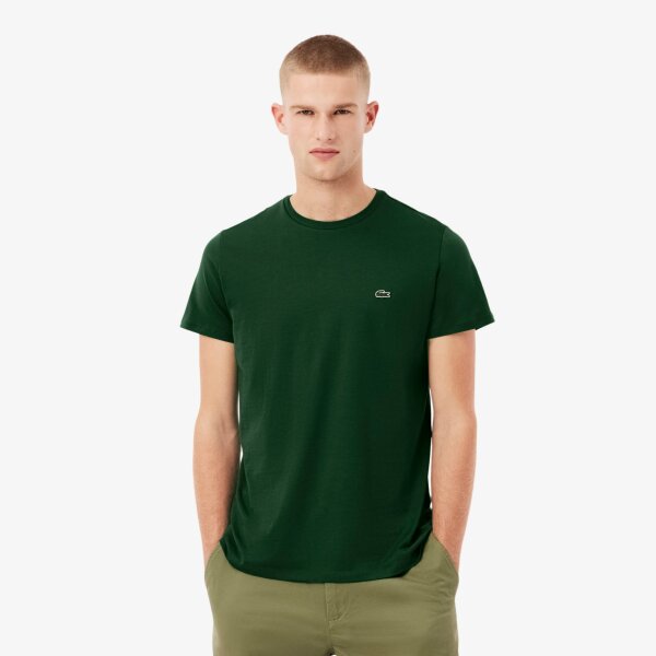 0034038_-t-shirt-pima-cotton-jersey- Ανδρική Μπλούζα Pima Cotton Jersey με Λαιμόκοψη Lacoste TH6709-132 - Image 1