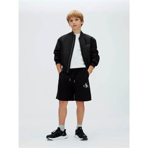 ΠΑΙΔΙΚΟ MONO LOGO RELAXED SHORTS UNISEX ΜΑΥΡΟ  CALVIN KLEIN LV1CKSJC51A-BEH - Image 2