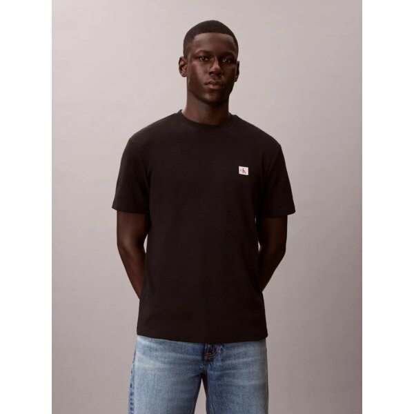 1 (6) ΑΝΔΡΙΚΗ ΜΠΛΟΥΖΑ SS WAFFLE BADGE CREWNK TEE CALVIN KLEIN LV04RD008G-UB1 - Image 1
