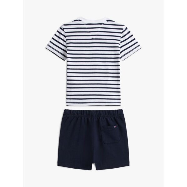 ΒΡΕΦΙΚΟ ΣΕΤ ΣΟΡΤΣ ΜΠΛΕ ΑΓΟΡΙ TOMMY JEANS KN0KN02379-C1G - Image 2