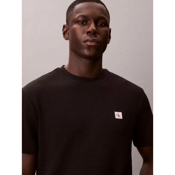 ΑΝΔΡΙΚΗ ΜΠΛΟΥΖΑ SS WAFFLE BADGE CREWNK TEE CALVIN KLEIN LV04RD008G-UB1 - Image 4