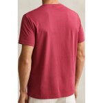 Ανδρική Μπλούζα GANT REG SHIELD SS 2003184 Κόκκινο S/S26 - Image 4