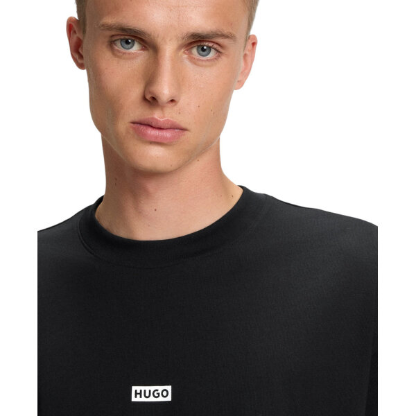 ΑΝΔΡΙΚΗ ΜΠΛΟΥΖΑ ΜΑΥΡΟ HUGO BLUE 50509776-005 - Image 4