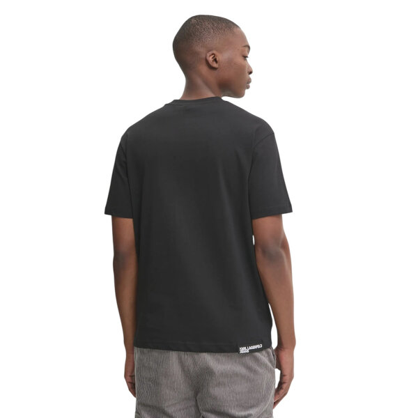 ΑΝΔΡΙΚΗ ΜΠΛΟΥΖΑ ΜΑΥΡΟ KARL LAGERFELD JEANS A1M17002-999 - Image 3