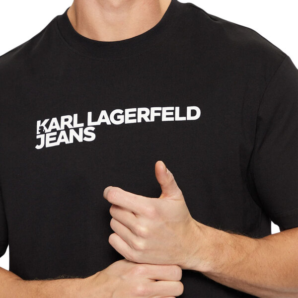 ΑΝΔΡΙΚΗ ΜΠΛΟΥΖΑ ΜΑΥΡΟ KARL LAGERFELD JEANS A1M17002-999 - Image 7