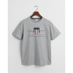 ΑΝΔΡΙΚΗ ΜΠΛΟΥΖΑ ΓΚΡΙ ARCHIVE  SHIELD GANT 2003199-093S/S26